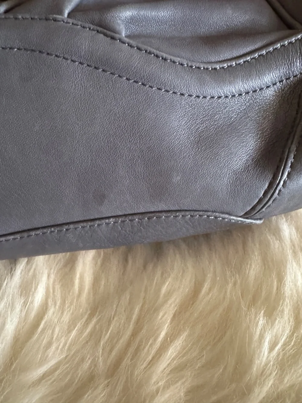 BOTKIER Slouch Hobo Bag RARE gray blue Gossip Girl era Indie Sleaze purse